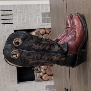 Tony Lama Buckaroo Boots Size 8D